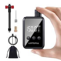 Mini bomba de ar para bicicleta URTOPIA recarregável 150 PSI com desligamento automático Mini bomba de ar para bicicleta URTOPIA recarregável 150 PSI com desligamento automático