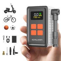 Mini bomba de pneu de bicicleta SAILHAPI 150PSI com medidor para bicicleta e bola Mini bomba de pneu de bicicleta SAILHAPI 150PSI com medidor para bicicleta e bola
