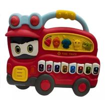 Mini Bombeiro Tecladinho Musical Baby BBR Toys R3427