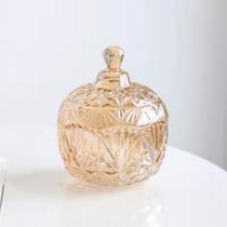 Mini Bomboniere Ambar Luxo em Vidro Cristal Baleiro de Vidro para Decoração, Lembrancinha e Presente de Casamento Mini Bomboniere Ambar Luxo em Vidro Cristal Baleiro de Vidro para Decoração, Lembrancinha e Presente de Casamento