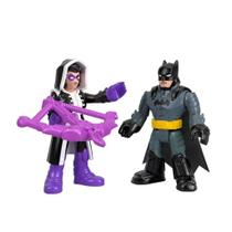 Mini Boneca Batman e Huntress Super Friends - Imaginex Batman & Huntress