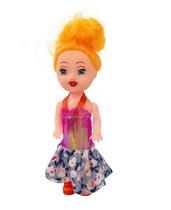 Mini Boneca com Acessório Brinquedo Colecionável Envio Aleatorio