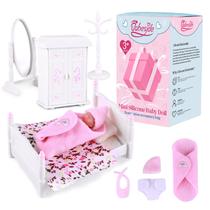 Mini Boneca de Silicone BABESIDE - Bebê Reborn Realista de 8cm