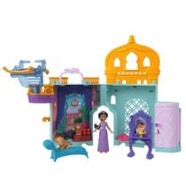 Mini boneca disney - princesa jasmine com castelo!