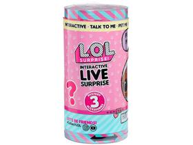 Mini Boneca LOL Surprise! Emite sons - Interactive Live com Acessórios Candide