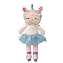 Mini Boneca Metoo Pano Patinadora 20cm Brinquedo Decoração