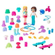 Mini Boneca - Polly Pocket - Polly e Shani - Kit Esportivo - Mattel