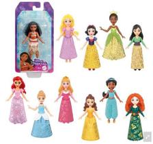 Mini Boneca Princesas Disney 9 Cm - Mattel HLW69 - CORES VARIADAS