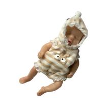 Mini Boneca Reborn De Silicone À Prova D'água De 15cm, Boneca Artesanal De Menina Recém-nascida Para