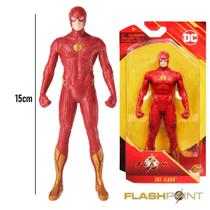 Mini Boneco Articulado The Flash Barry Allen Flashpoint 15Cm