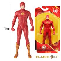 Mini Boneco Articulado The Flash Barry Allen Flashpoint 15cm - Sunny Brinquedos