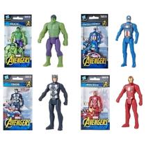 Mini Boneco Avengers Vingadores Marvel Articulado 10 Cm Figura Sortida e Unitária Hasbro - 19804