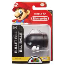 Mini Boneco Bullet Bill (2,5 Polegadas) - World of Nintendo Super Mario