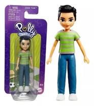 Mini Boneco Colecionável Menino Boy Moreno Jake Tam Vestido Com Roupa Roupinha Fashion Amigo Da Boneca Polly Pocket Mattel Brinquedos