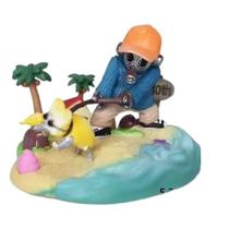 Mini boneco de anime Toy Dragons Ball Farmer Goku com cachorro Mini boneco de anime Toy Dragons Ball Farmer Goku com cachorro