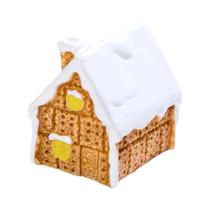 Mini Boneco De Gengibre De Natal, Boneco De Neve, Enfeite Para Casa De Bonecas, Modelo De Carro,