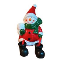Mini Boneco De Neve Decorativo Sentado 7cm FafaImports