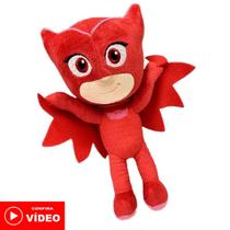 Mini Boneco de Pelúcia Corujita PJ Masks 15 cm - Multikids