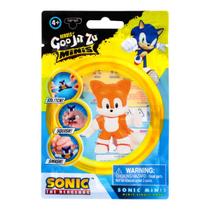 Mini Boneco Elástico do Tails Metálico - Goo Jit Zu Sonic - Sunny Brinquedos