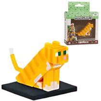 Mini Boneco Figure Minecraft Gato Listrado Multikids Mini Boneco Figure Minecraft Gato Listrado Multikids