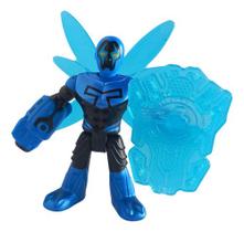 Mini Boneco Imaginext Besouro Azul -blue Beetle Dcs Friends