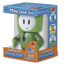 Mini Boneco Stick Gamer Skin Turma do Problems 12 cm Algazarra