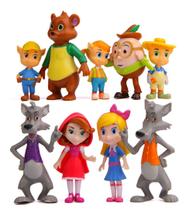 Mini boneco Toy Wolf Is Coming 9 peças de PVC multicolorido 5,4-9,5 cm Mini boneco Toy Wolf Is Coming 9 peças de PVC multicolorido 5,4-9,5 cm