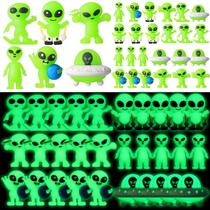 Mini bonecos alienígenas CroBlissful Glow in The Dark 60 unidades