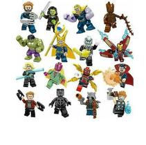 Mini bonecos Avengers Superheroes, conjunto de 16