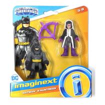 Mini Bonecos - DC Super Friends - Batman e Caçadora - Imaginext