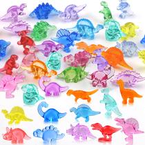 Mini bonecos de dinossauro BETURETOP 180 unidades de animais de resina