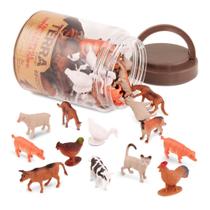 Mini Bonecos de Fazenda Battat - Tubo com 60 Peças
