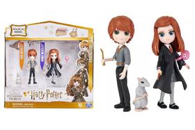 Mini Bonecos Harry Potter Pack da Amizade Ron Weasley e Gina Weasley - Sunny - 2623
