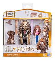 Mini Bonecos Hp Friendship Set Hagrid Hermione Canino 2622
