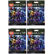Mini bonecos Mega Construx Halo Universe Series, pacote com 1 x 4 Mini bonecos Mega Construx Halo Universe Series, pacote com 1 x 4