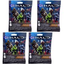 Mini bonecos Mega Construx Halo Universe Series, pacote com 2 x 4