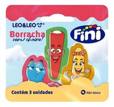 Mini borracha c/ aroma fini - blister c/ 3 und Mini borracha c/ aroma fini - blister c/ 3 und