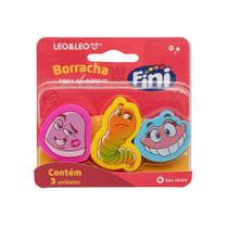 Mini Borracha com Aroma Fini - Blister com 3 unidades Leo&Leo Leonora - 10347