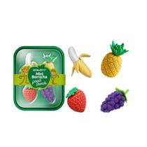 Mini Borracha Food Trends Marmitinha C/ 4 Borrachas - Display C/ 12 Und Leo&leo