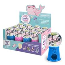 Mini Borracha Fundo do Mar Pote Baleiro c/ 12 Borrachas (Display c/ 12 Potes) Leonora - 10191 Mini Borracha Fundo do Mar Pote Baleiro c/ 12 Borrachas (Display c/ 12 Potes) Leonora - 10191