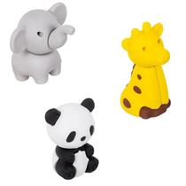 Mini Borracha Safari BRW - Apagador Criativo para Material Escolar