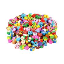 Mini Borrachas De Frutas E Animais Sortidas 10-100pcs Prêmios Divertidos Para Sala De Aula