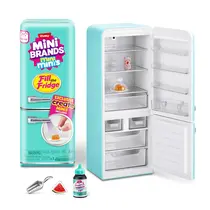 Mini Brands Kit Brinquedo Encha a Geladeira com Luz UV