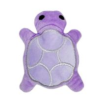 Mini Brinquedo De Pelúcia Tartaruga Fofa Com Som De Squeak Para Filhotes Saúde Dental Seguro E Macio