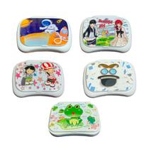 Mini brinquedo educativo de computador inglês e espanhol para crianças