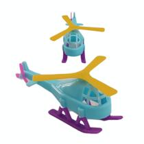 Mini Brinquedo Super Helicóptero Colorido - 4 Unidades Mini Brinquedo Super Helicóptero Colorido - 4 Unidades