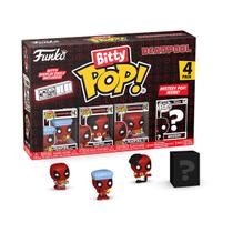 Mini Brinquedos Colecionáveis Funko Bitty Pop! Deadpool - Pacote com 4 Mini Brinquedos Colecionáveis Funko Bitty Pop! Deadpool - Pacote com 4