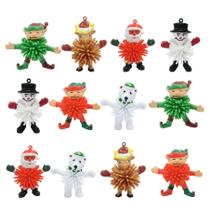 Mini Brinquedos de Porco-Espinho de Natal Cherislpy - Pacote com 12 Unidades