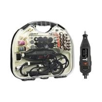 Mini Broca Elétrica com Kit de Ferramentas Rotativas - 110V/220V