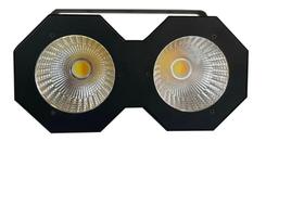 Mini Brut Led 2x100w Dmx Luz Cob Branco Quente E Frio Dimer